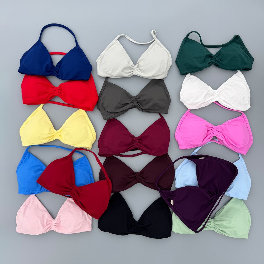 Push Up Bra Padded - Askılı Spor Sütyeni Kadın Yüksek Destekli