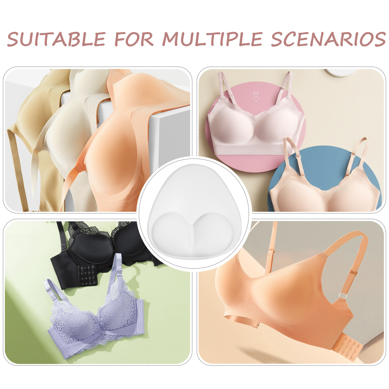 1 Çift Görünmez Silikon Sütyen - Push Up Bra Padded incelemesi ve fiyatı