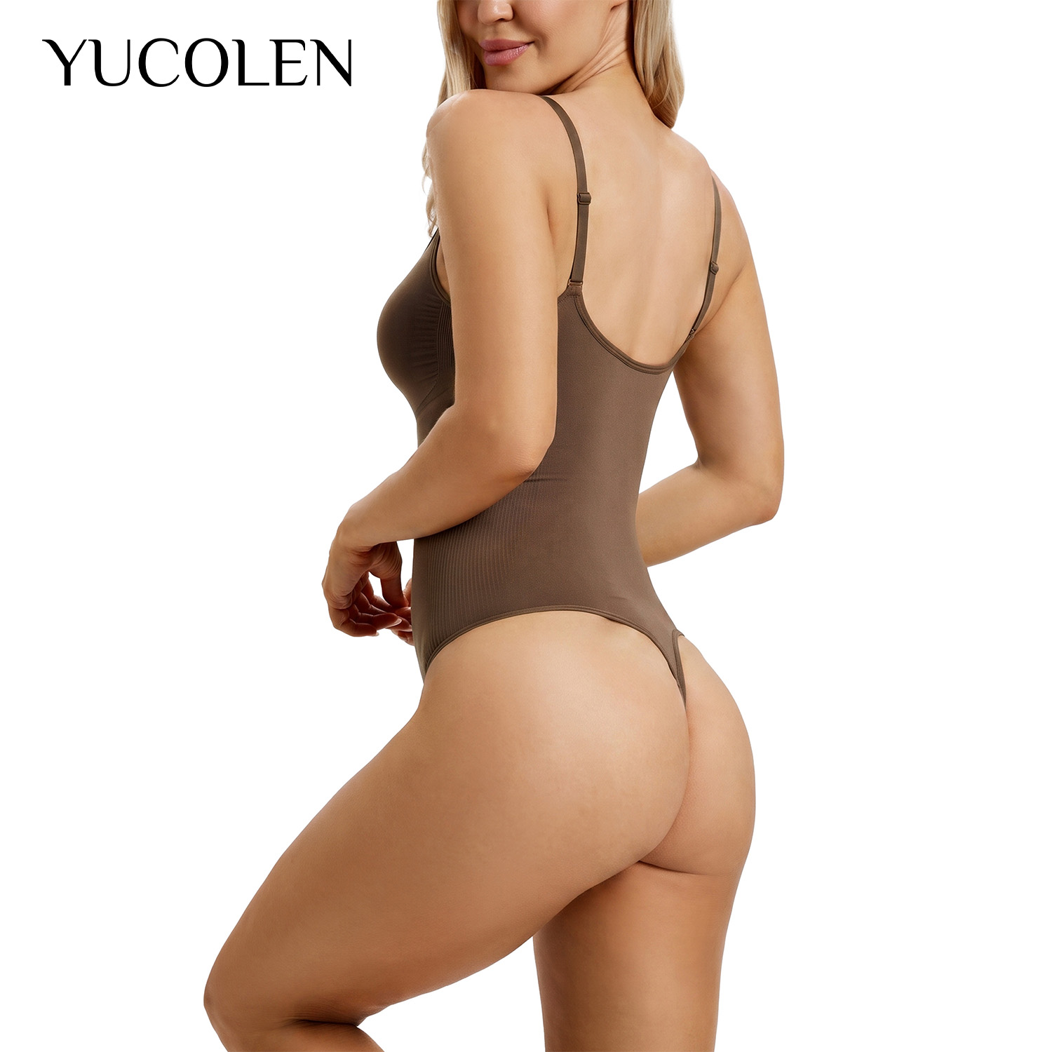 YUCOLEN Kadın U Yaka Tanga Bod - Shapewear Bodysuit Firm incelemesi ve fiyatı