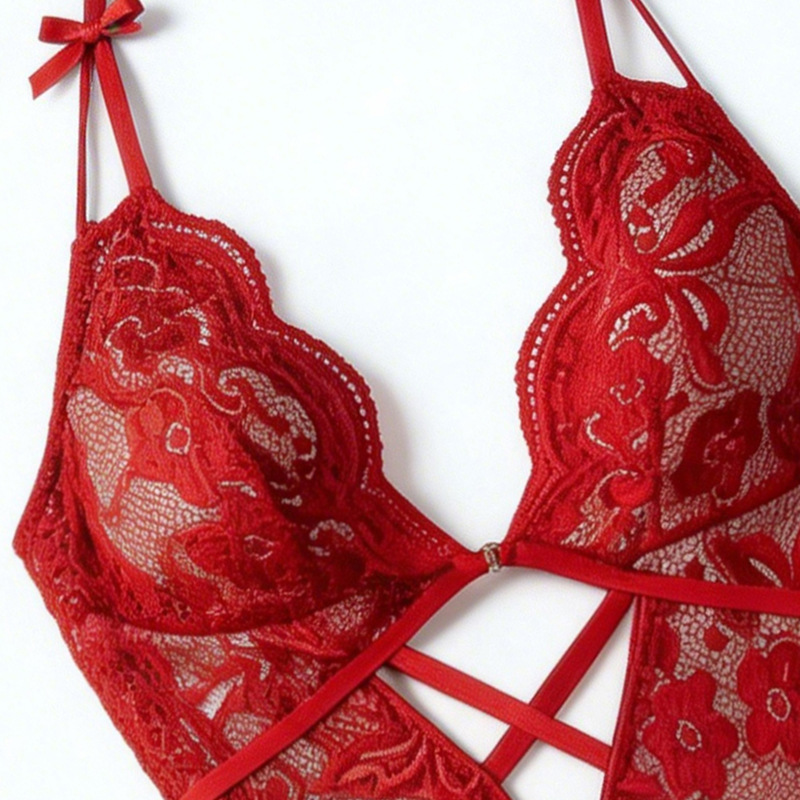 Kadınlar için Seksi Açık Kasık - Lace Teddy Lingerie incelemesi ve fiyatı